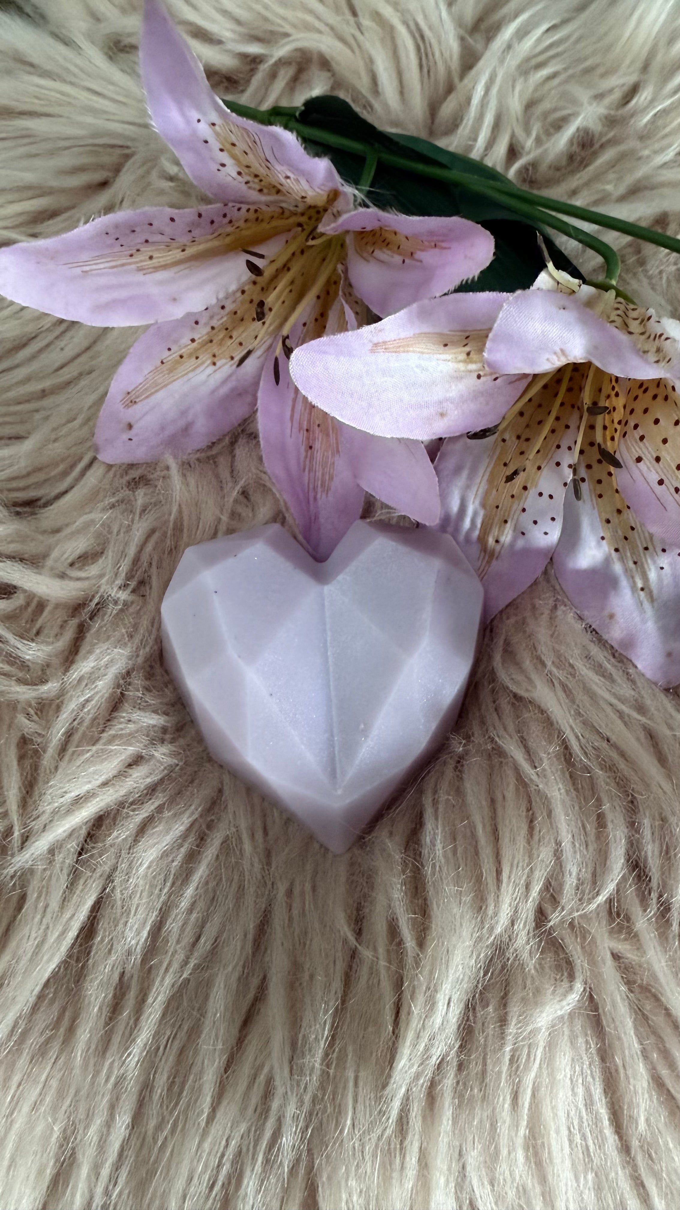 Coconut Milk und Lavender Herz